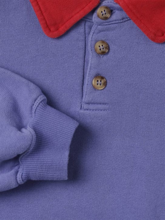 Bobo Choses: 印花有机棉 polo 卫衣