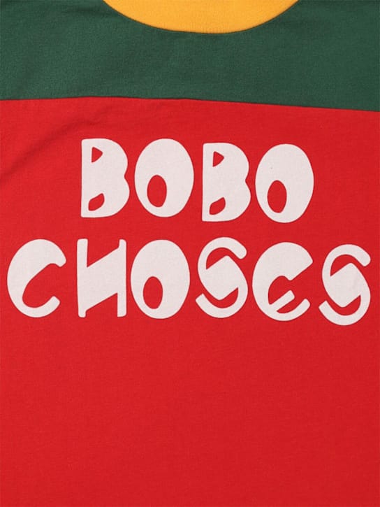 Bobo Choses - 有机棉T恤，印有徽标图案