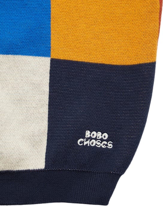 Bobo Choses: Jersey color-block de algodón orgánico