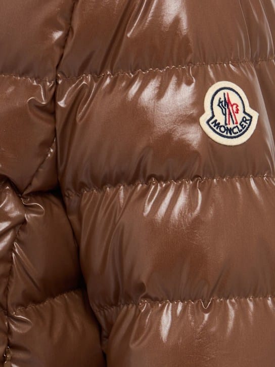 Moncler: 短款拉链羽绒夹克