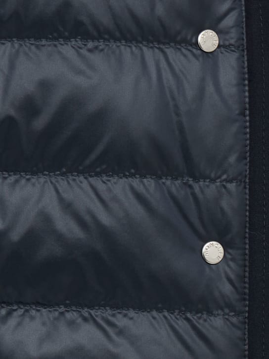 Moncler: 短款带帽羽绒服