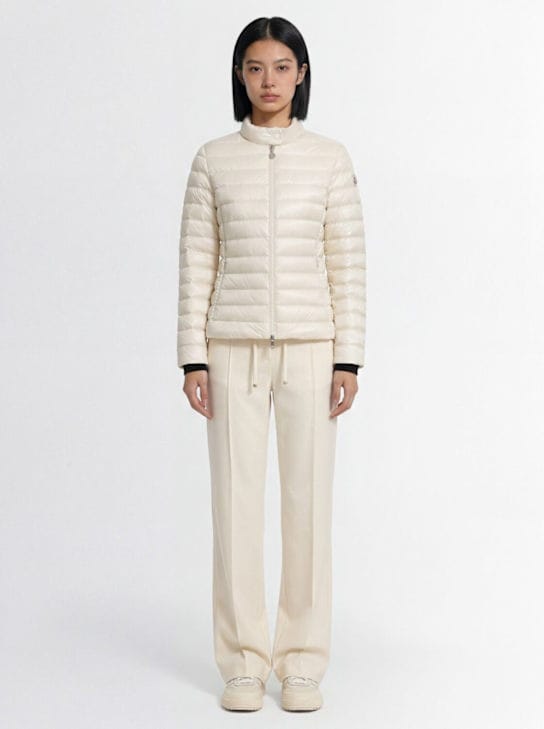 Moncler - 带领的短款羽绒服