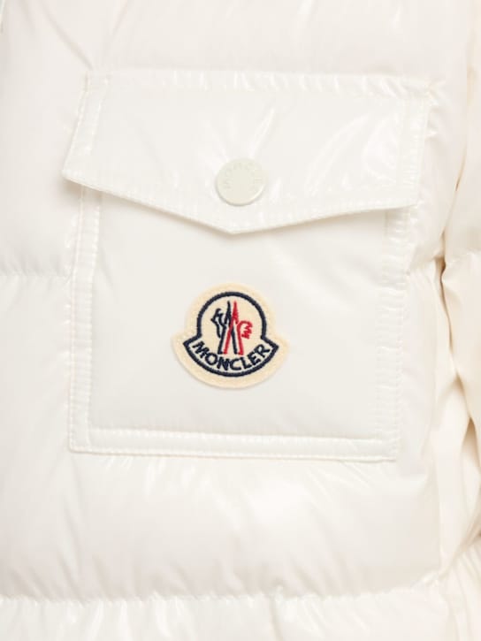 Moncler: 带帽短款羽绒夹克