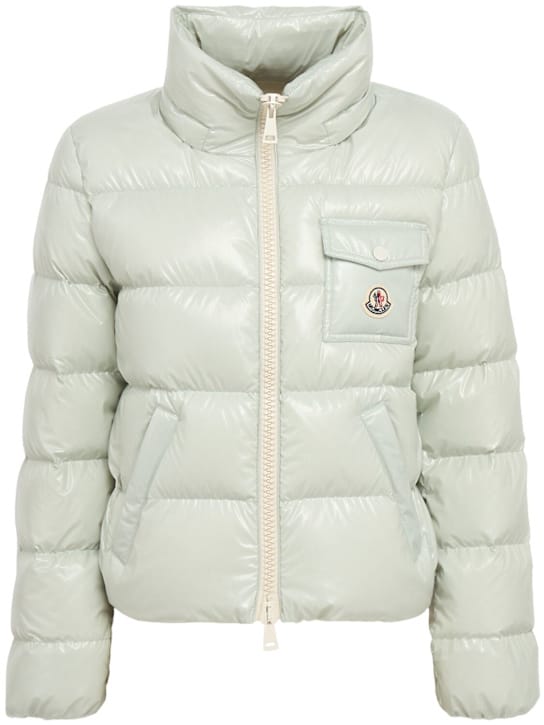 Moncler: 短款带帽羽绒服