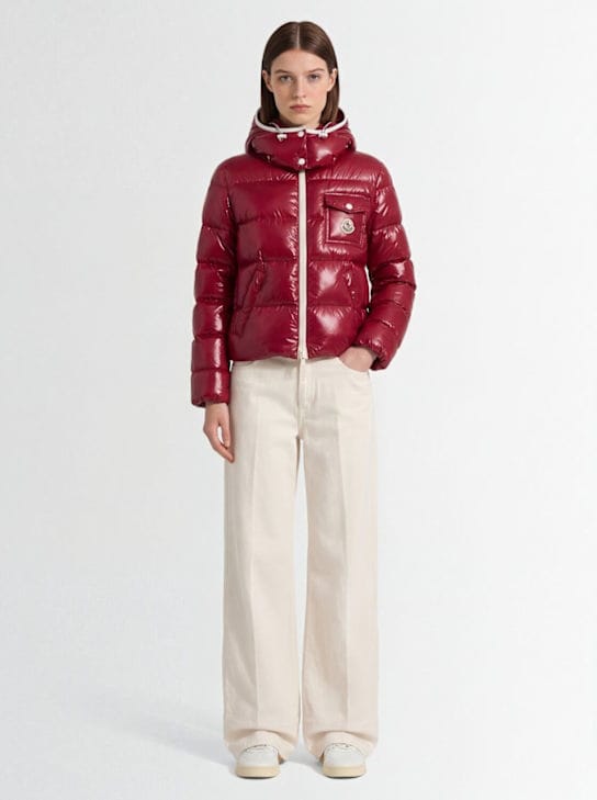 Moncler - 短款带帽羽绒夹克