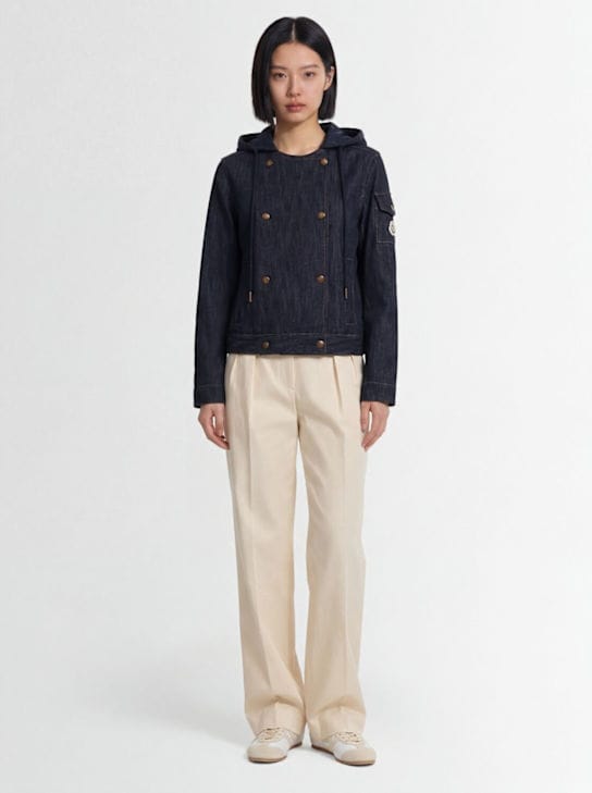 Moncler: 双排扣休闲夹克