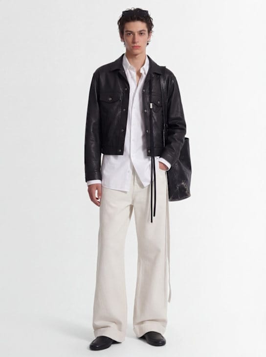 Ann Demeulemeester - 短款外套，配有扣子闭合