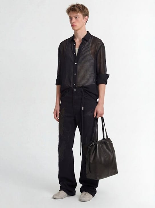 Ann Demeulemeester - 安德烈条纹经典衬衫