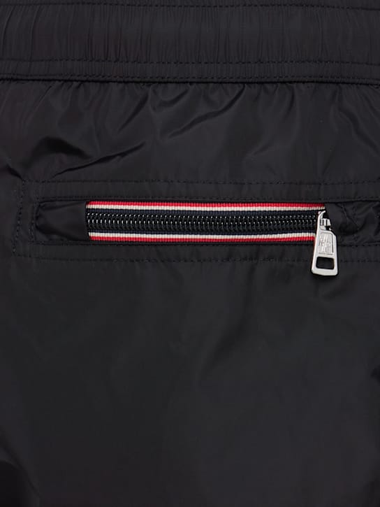 Moncler - 含腰部抽绳的游泳短裤