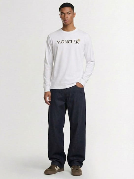 Moncler - 带logo的长袖T恤