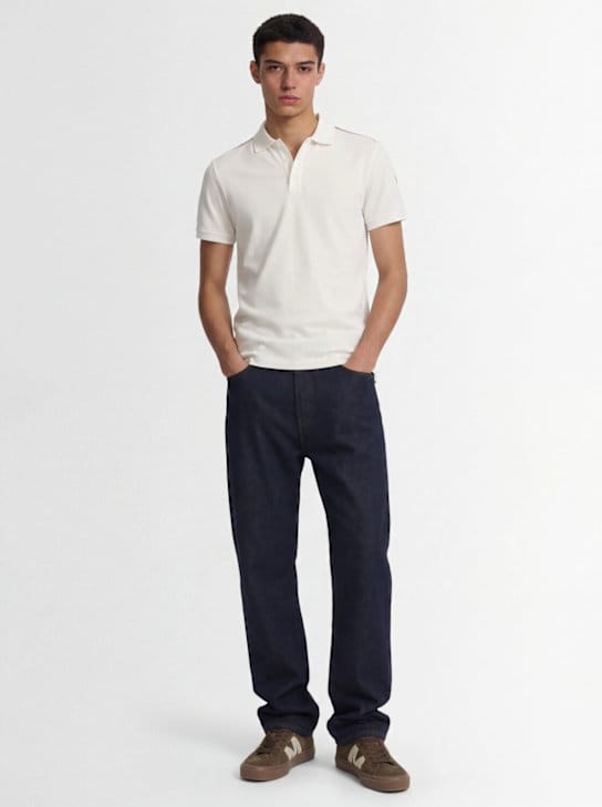 Moncler - 短袖polo衫，带罗纹领