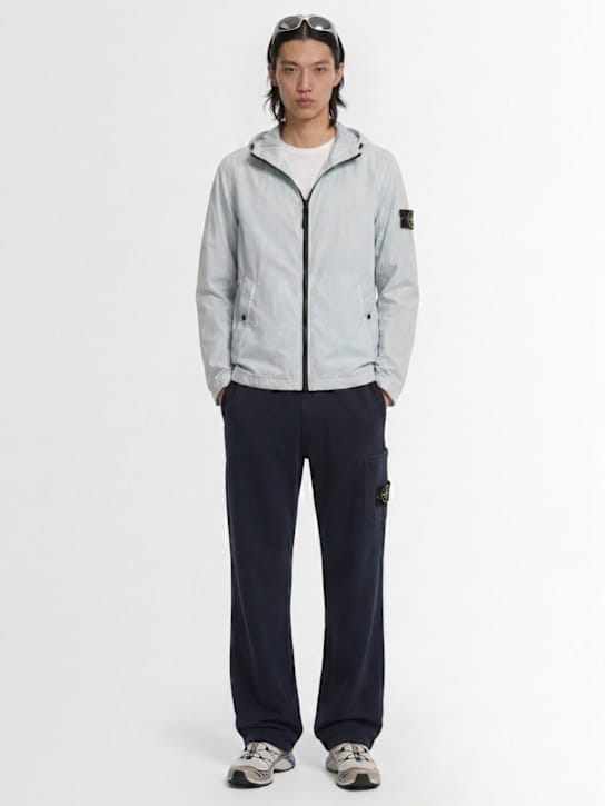 Stone Island - 带帽夹克，拉链闭合