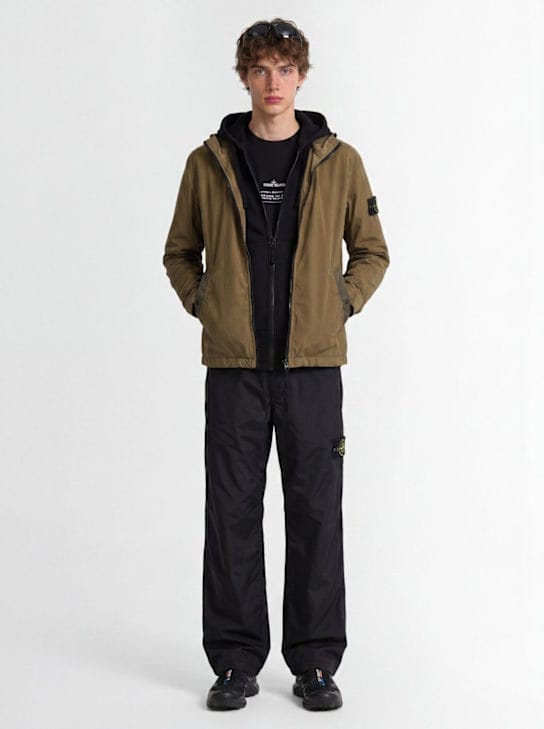 Stone Island - 带中央拉链的休闲夹克
