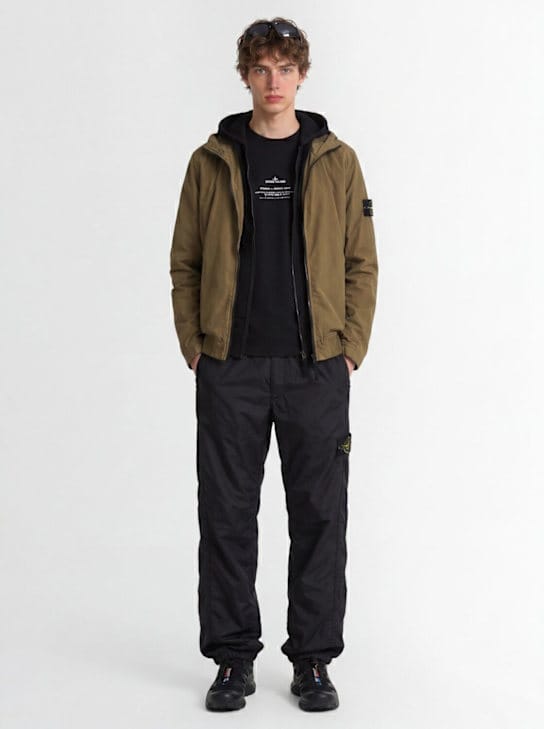 Stone Island - 宽松裤带有松紧腰带