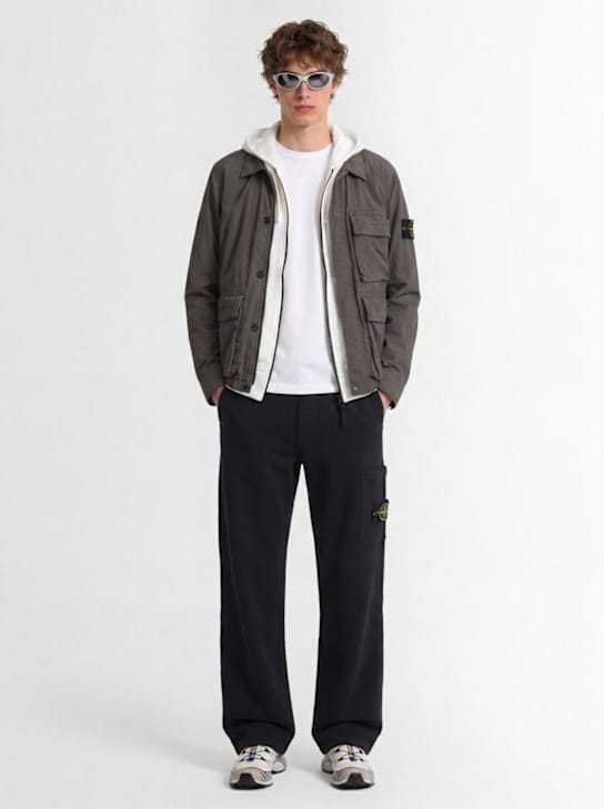 Stone Island - 工作夹克，带有应用口袋