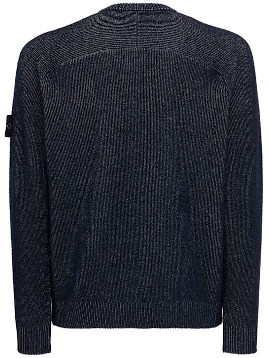 Stone Island: 条纹圆领毛衣