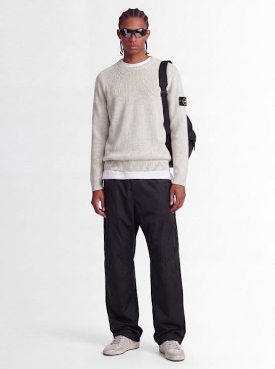 Stone Island - 罗纹圆领毛衣