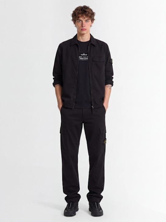 Stone Island - 直筒裤，带侧口袋