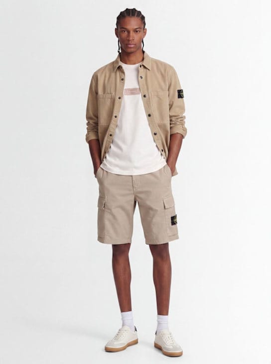 Stone Island - 侧袋工装短裤