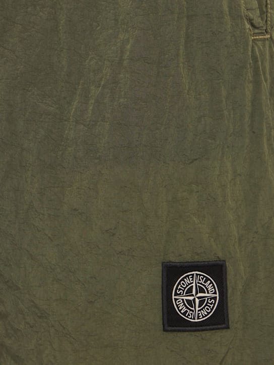 Stone Island: 带松紧腰带的短裤