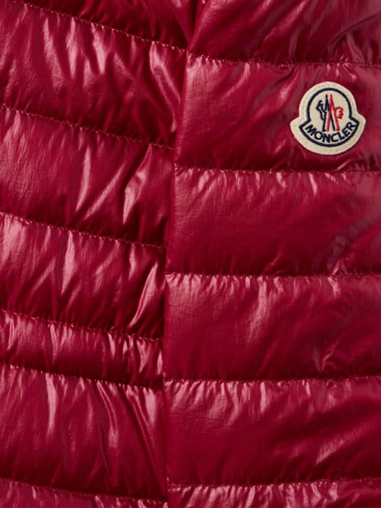 Moncler - 亮泽尼龙羽绒夹克
