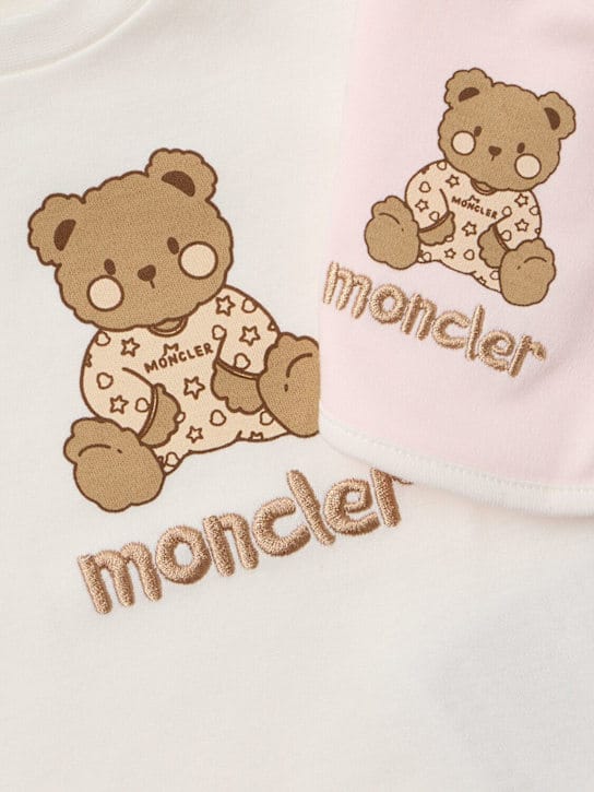 Moncler - 泰迪熊标志棉质套装