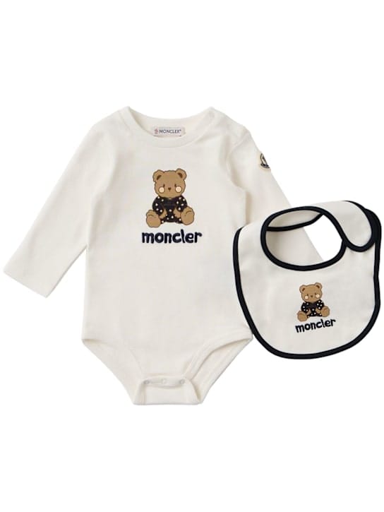 Moncler - 泰迪熊标志棉质套装