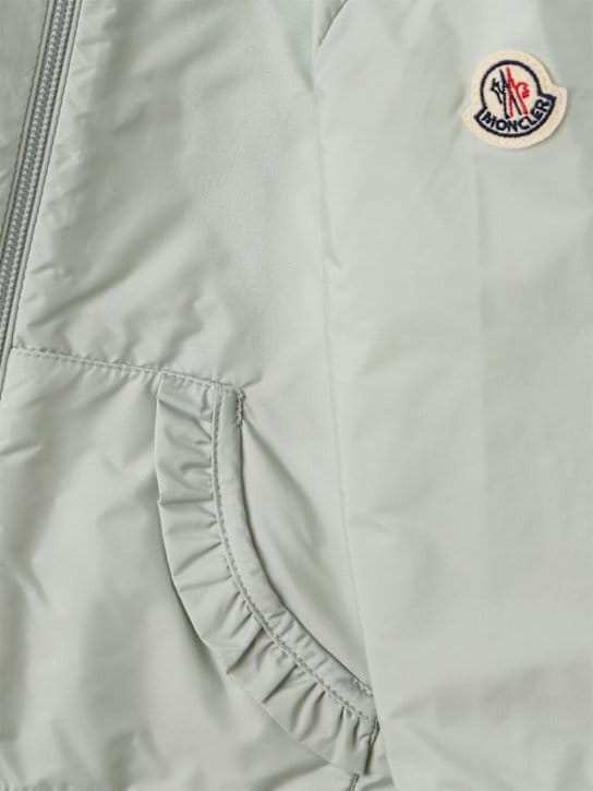 Moncler - 尼加尼龙连帽雨衣