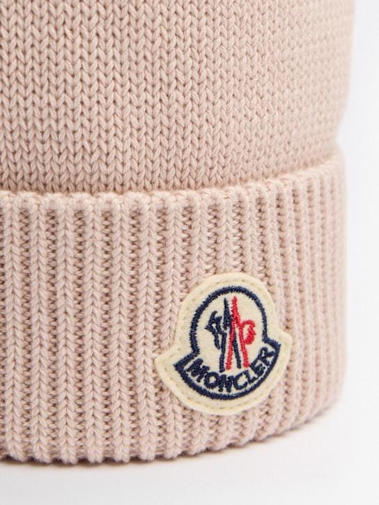 Moncler - logo 棉质针织帽