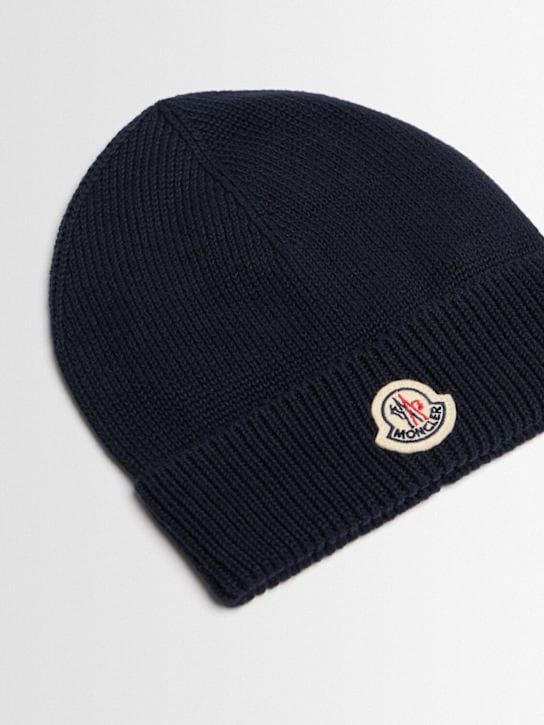 Moncler - logo 棉质毛线帽