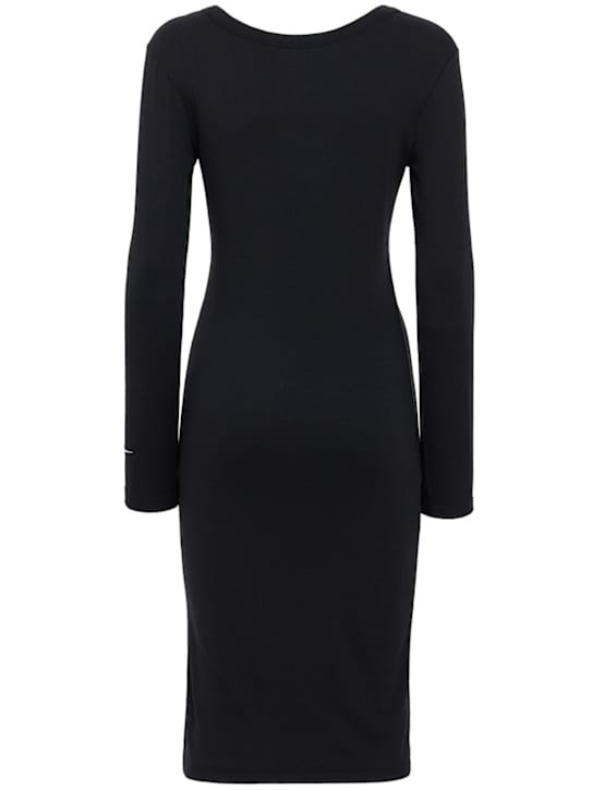 Nike: Ribbed midi dress with slit