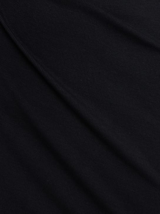 Nike: Ribbed midi dress with slit