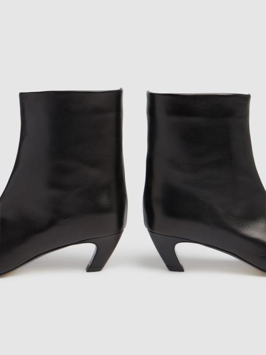 Khaite: 带方跟的 ankle boots