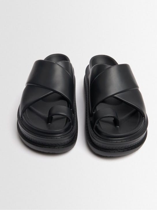 Sacai: 宽带滑动凉鞋
