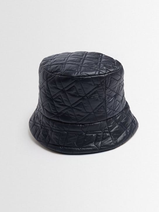 Moncler: 带有标志的水桶帽