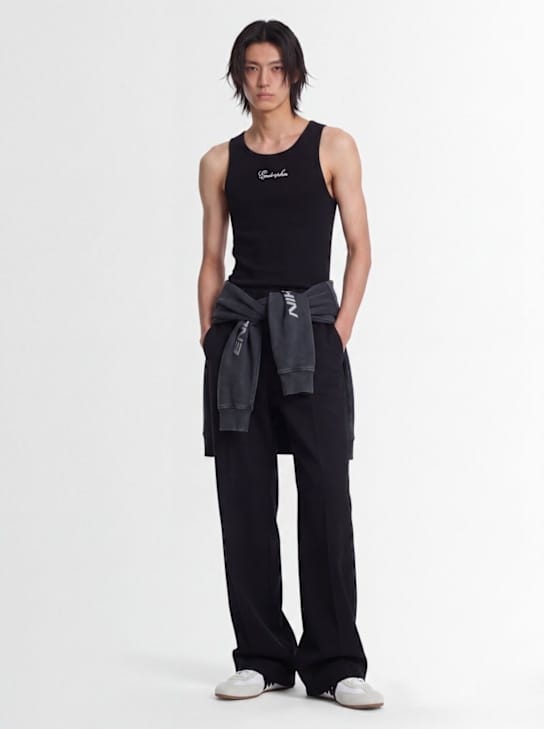 MSGM - 带刺绣的无袖T恤