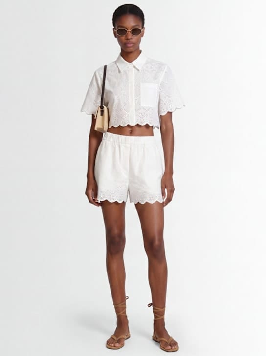 MSGM: 经典领短款衬衫