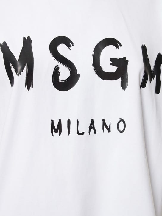 MSGM: LOGO 印花 T 恤