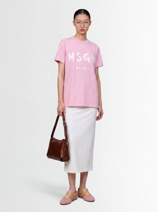 MSGM - Logo 棉质 T恤