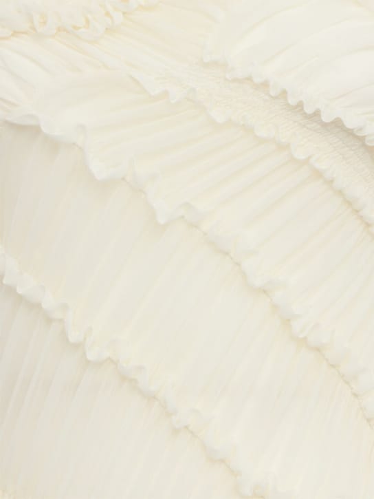 Magda Butrym: Long silk dress with ruffles