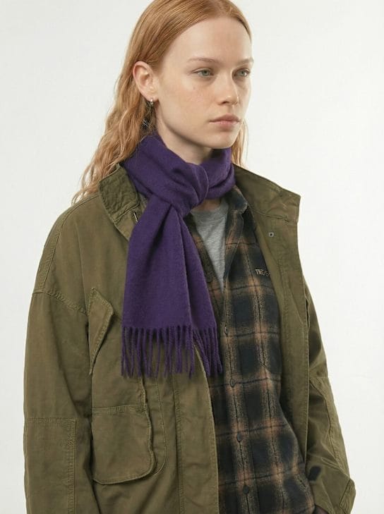 Acne Studios: 带流苏的矩形围巾