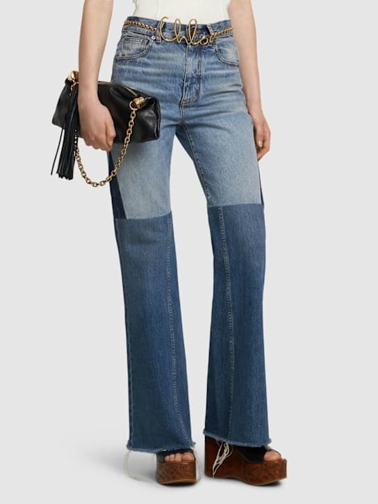Chloé - 带有轮廓鞋底的坡跟凉鞋