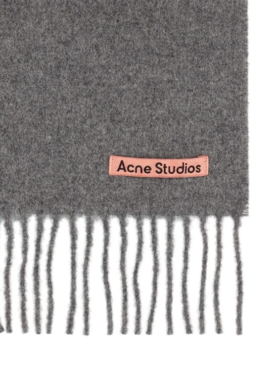 Acne Studios - 带流苏的矩形围巾