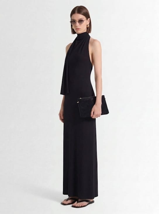 DIANA MILKANOVA: Draped jersey maxi dress
