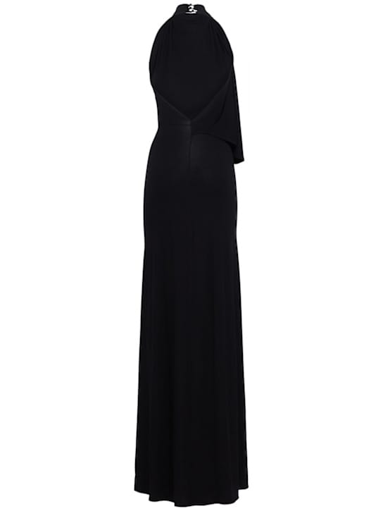 DIANA MILKANOVA: Draped jersey maxi dress