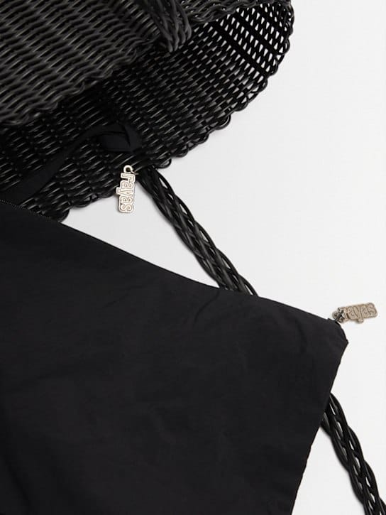 RAYAS COLLECTIVE: Shoulder bag with braided handle