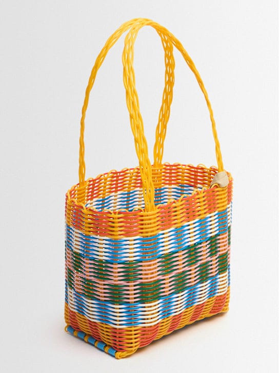 RAYAS COLLECTIVE: Rectangular handbag with handle
