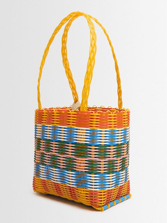 RAYAS COLLECTIVE: Rectangular handbag with handle