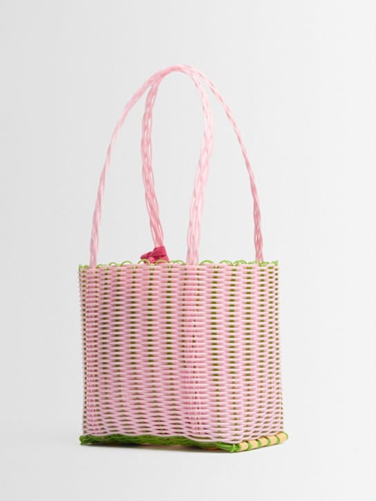 RAYAS COLLECTIVE: Hand bag with braided handle