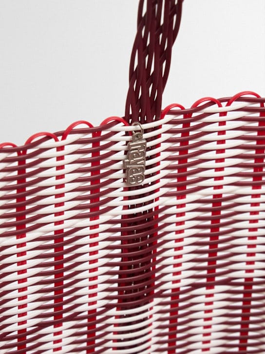 RAYAS COLLECTIVE: Tote with double handles and structured profile